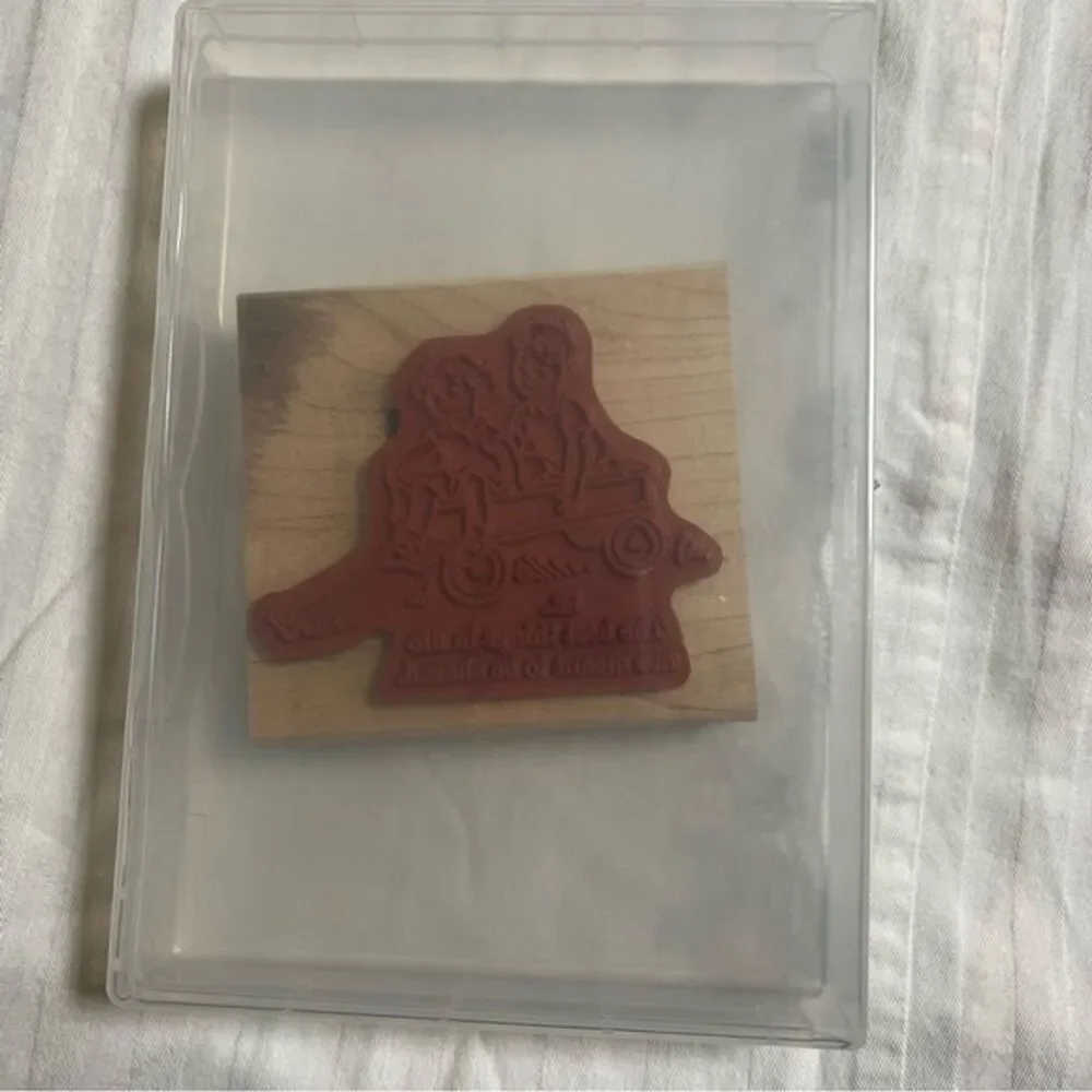 Stampin' Up! Best Things in Life Shared Child Wagon Wooden Block Stamp Set